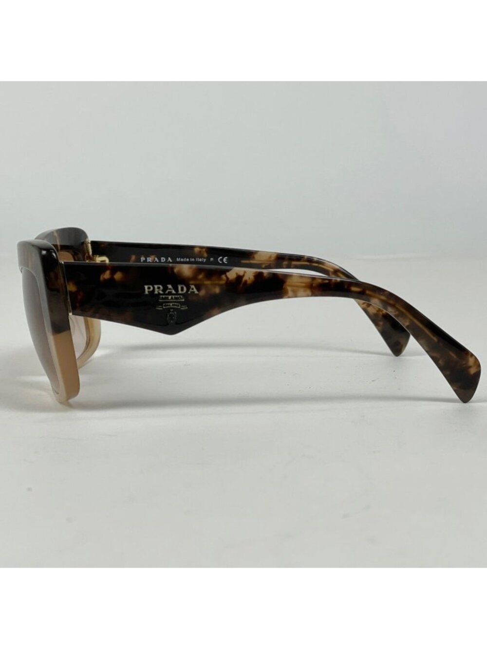 Prada Logo Sunglasses Eyewear Acetate Brown - Picture 2 of 6